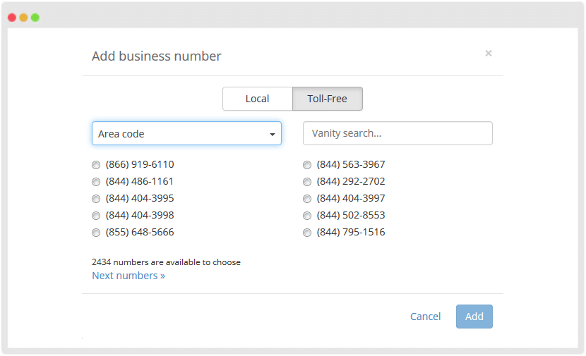 Toll Free Or Local Vanity Number is a Virtual Phone System Feature Toll Free Or Local Vanity Number is a Virtual Phone System Feature