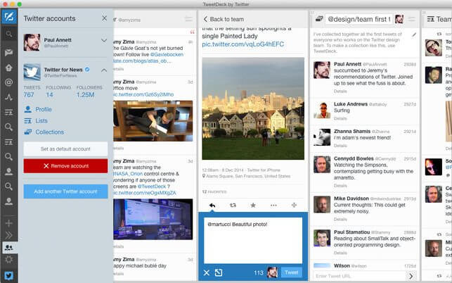 TweetDeck telecommuting