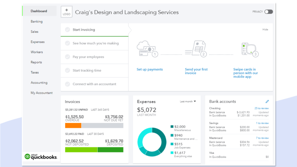 best accounting software for small business quickbooks