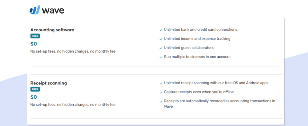best accounting software for small business wave price