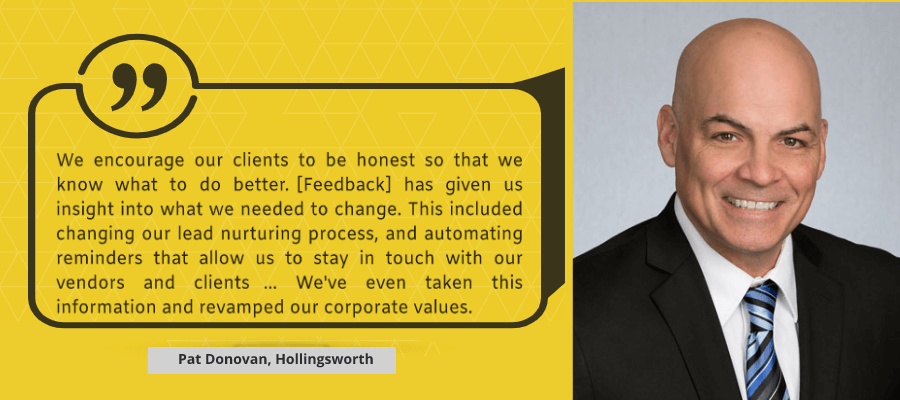 customer feedback hollingsworth logistics