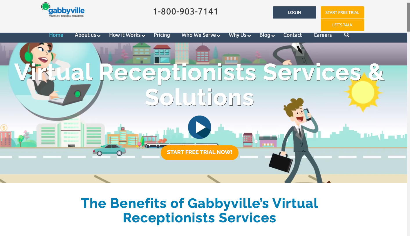 gabbyville virtual receptionist