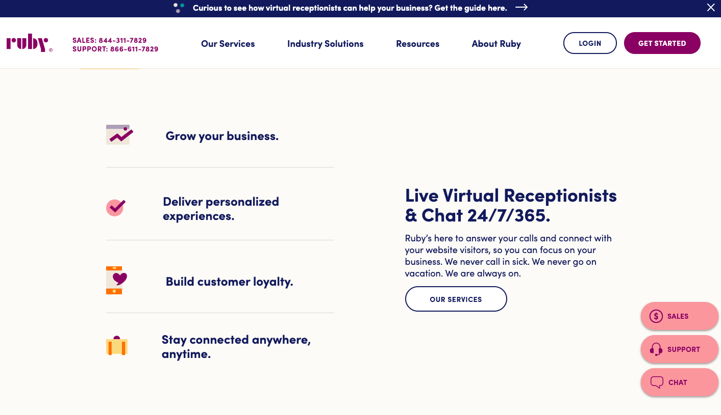 ruby virtual receptionist