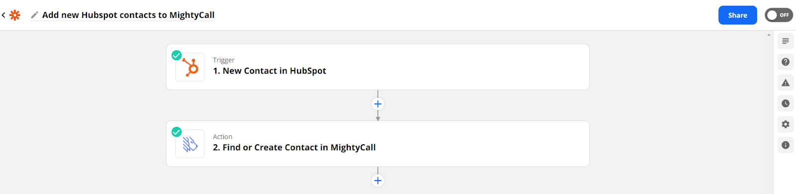 mightycall hubspot integration