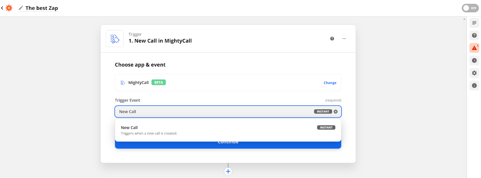 mightycall zapier integration