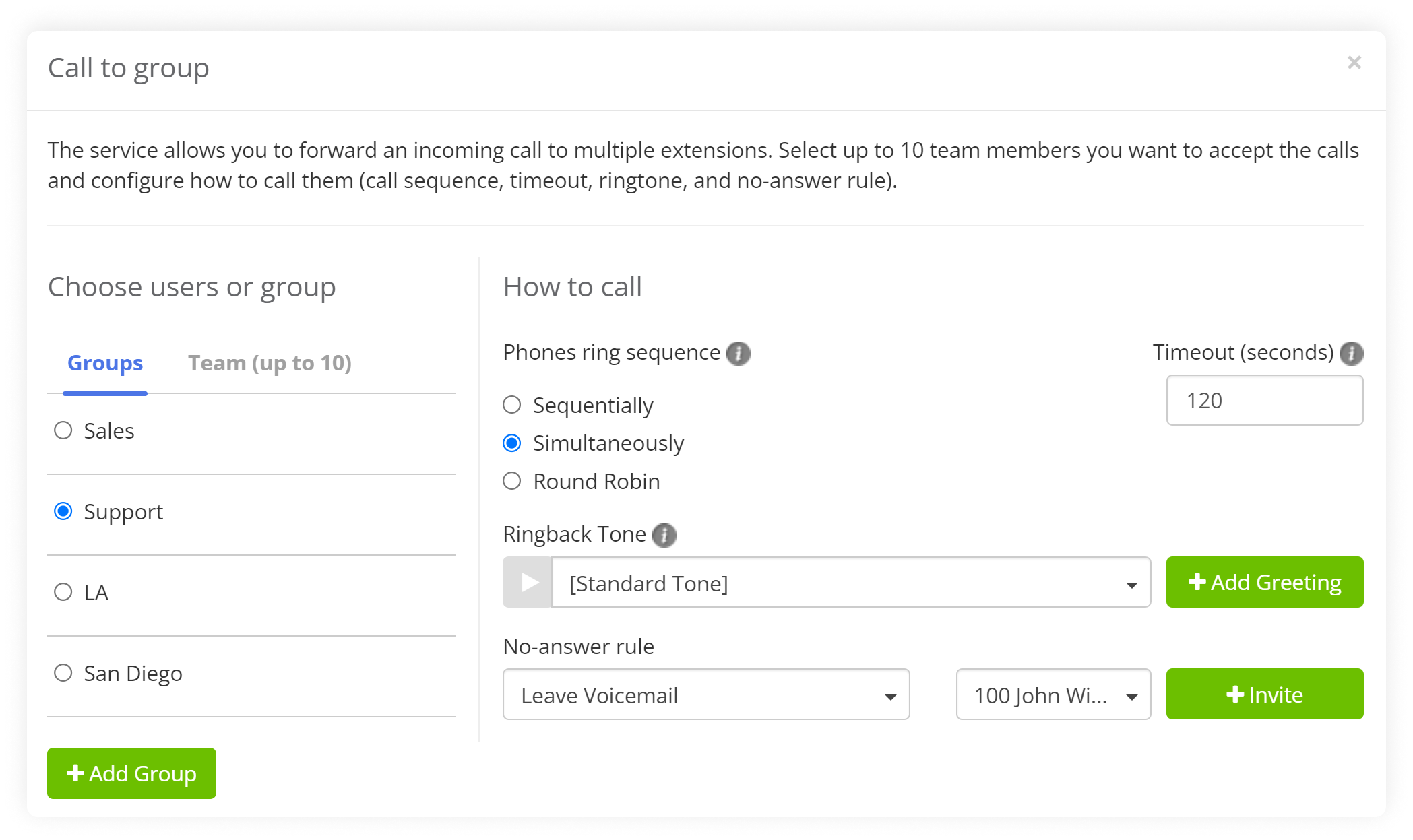 Simultaneous Ring mightycall