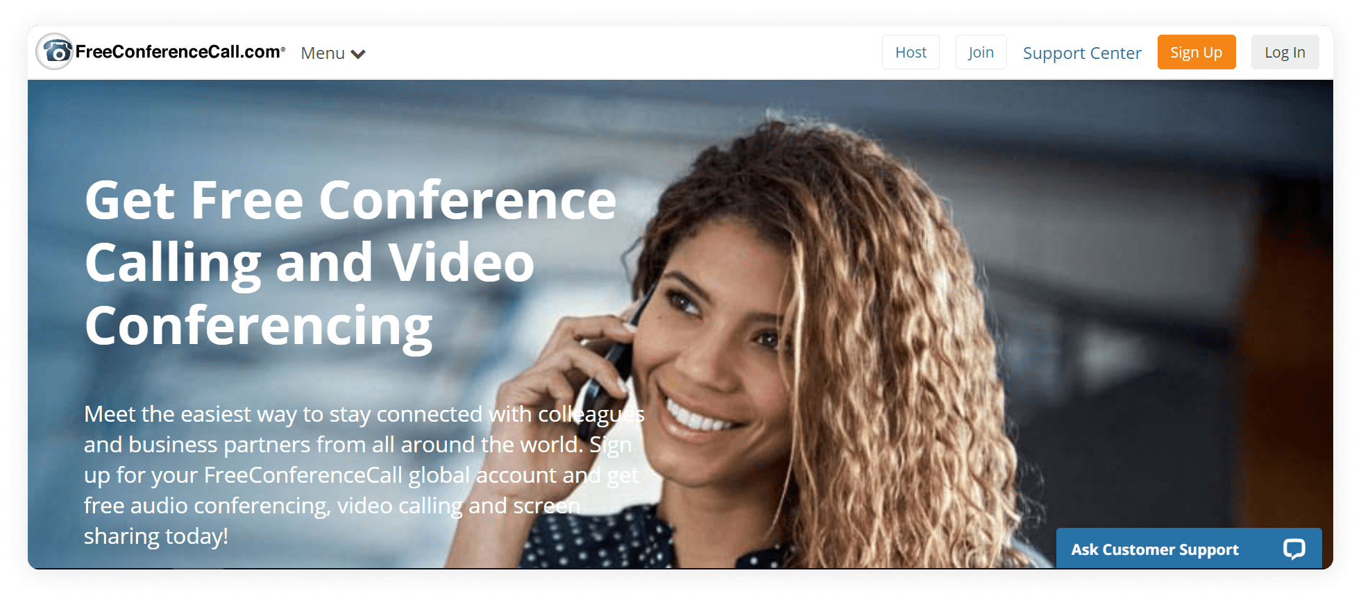free conference call screen