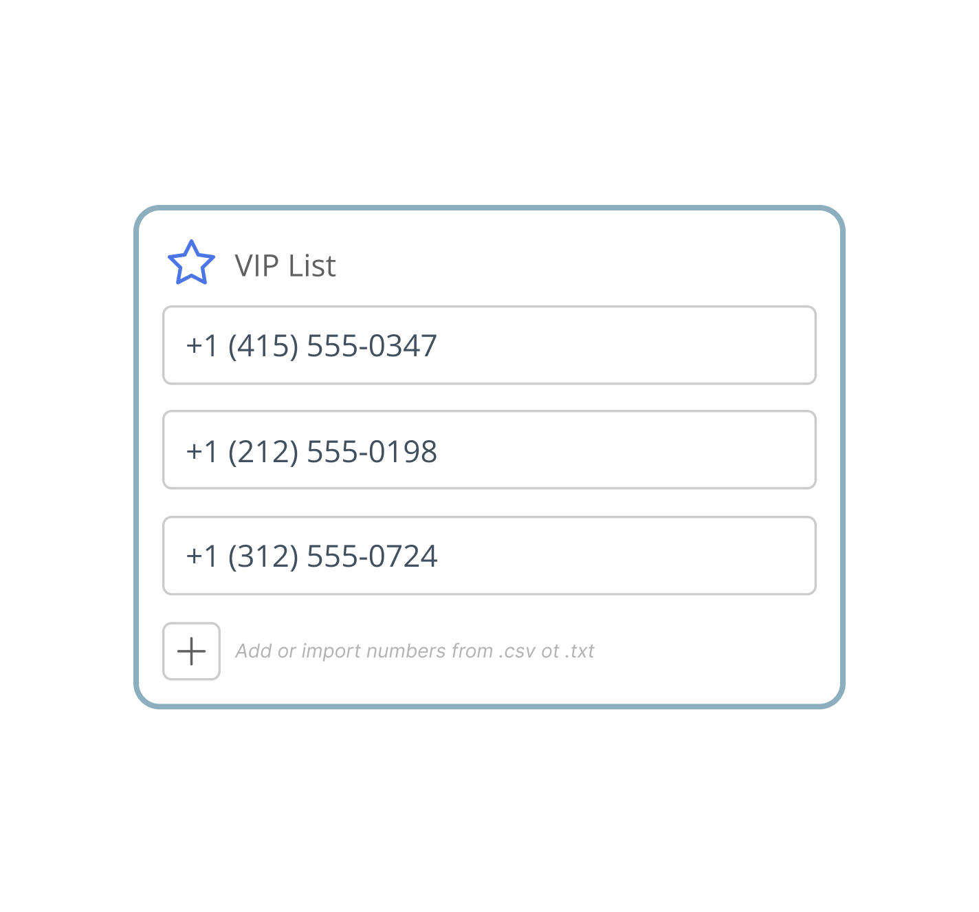 VIP List Call Routing
