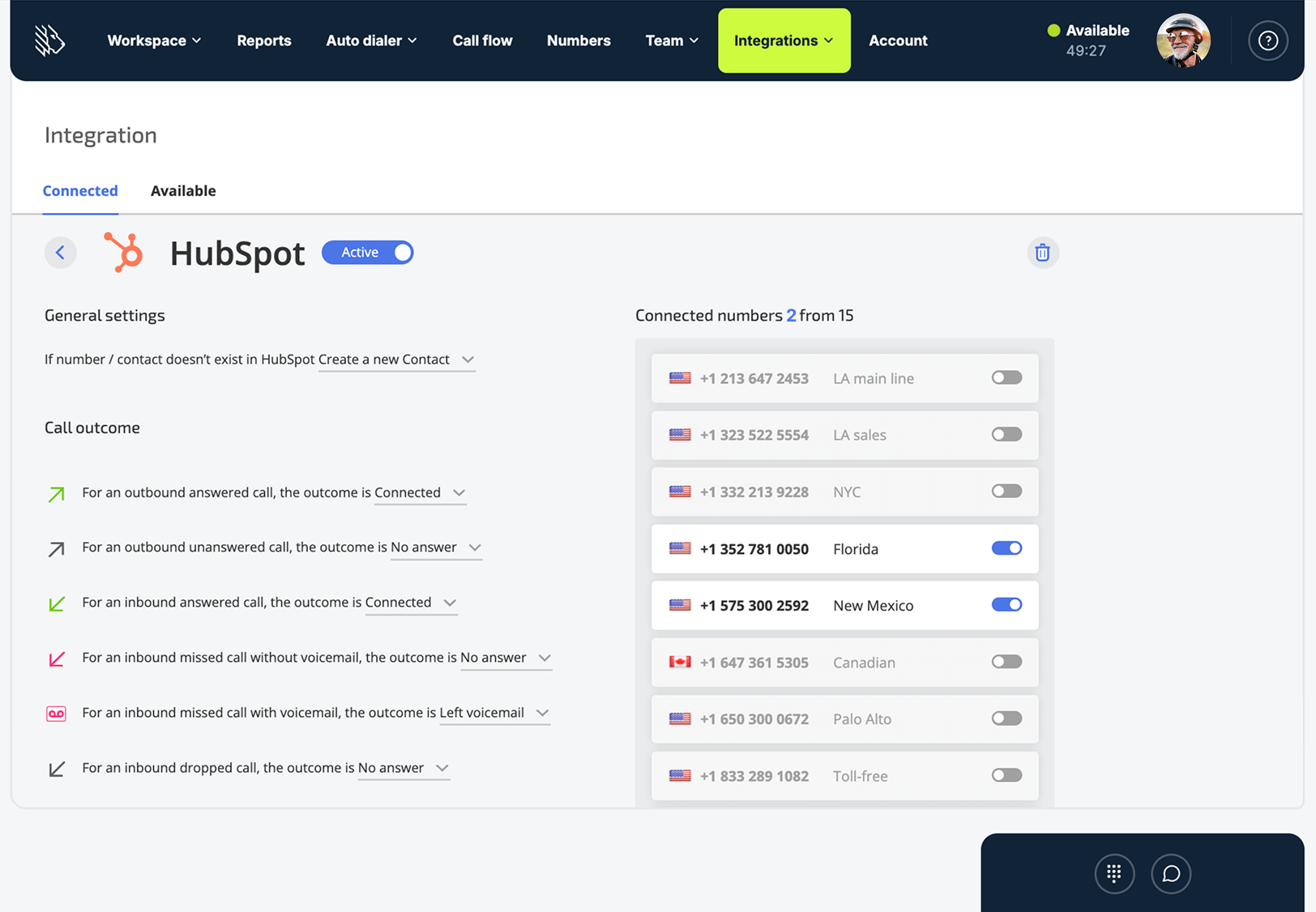 How to set up CRM calling with MightyCall
