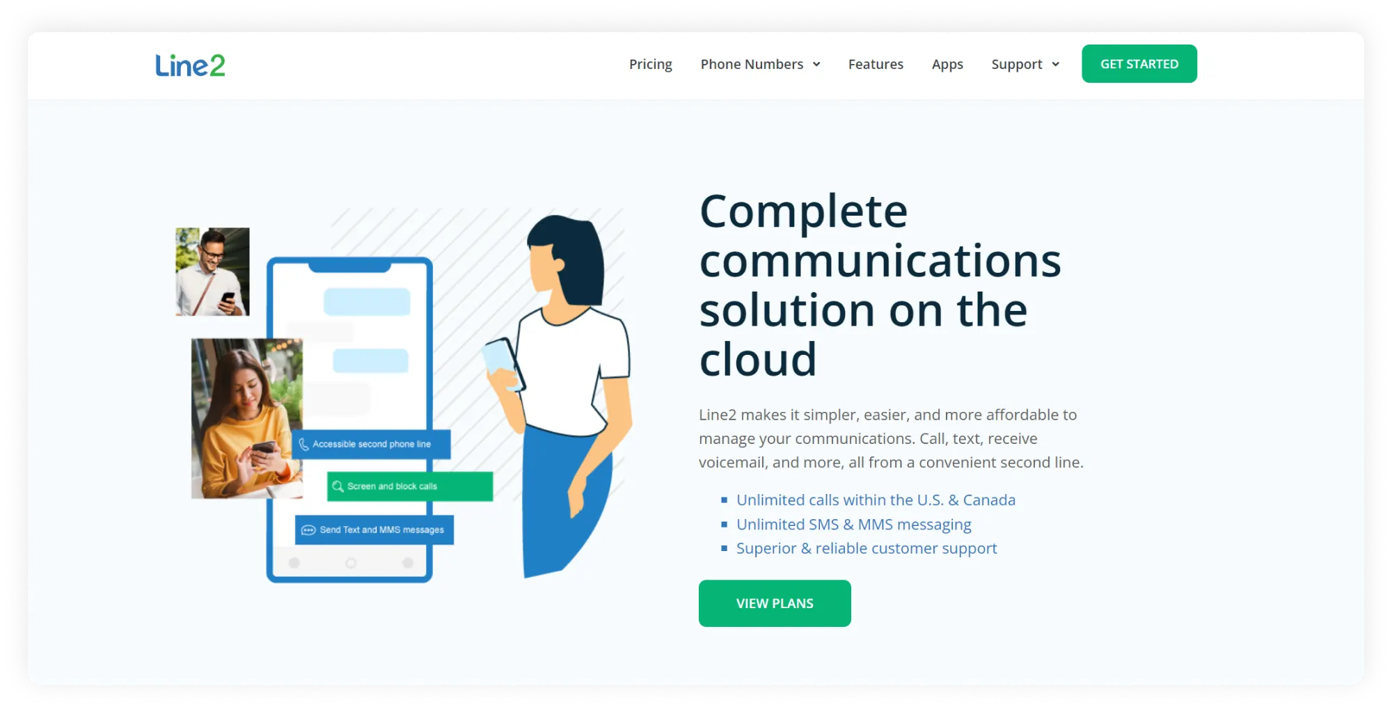 – MightyCall line2 softphone