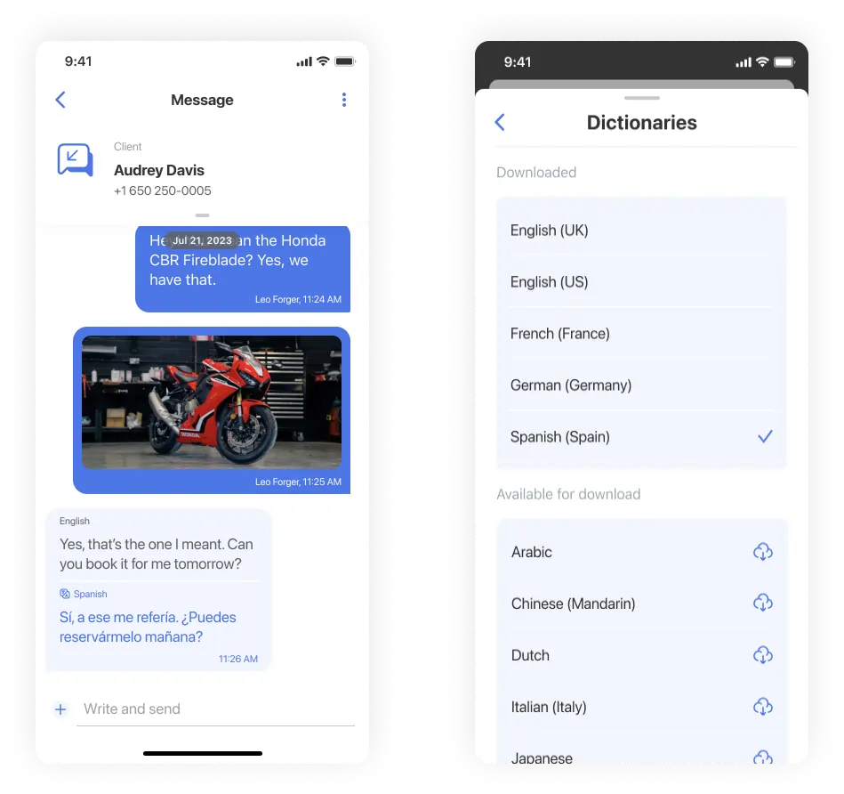 – MightyCall Voicemail-to-Text & SMS Translation MightyCall App Feature